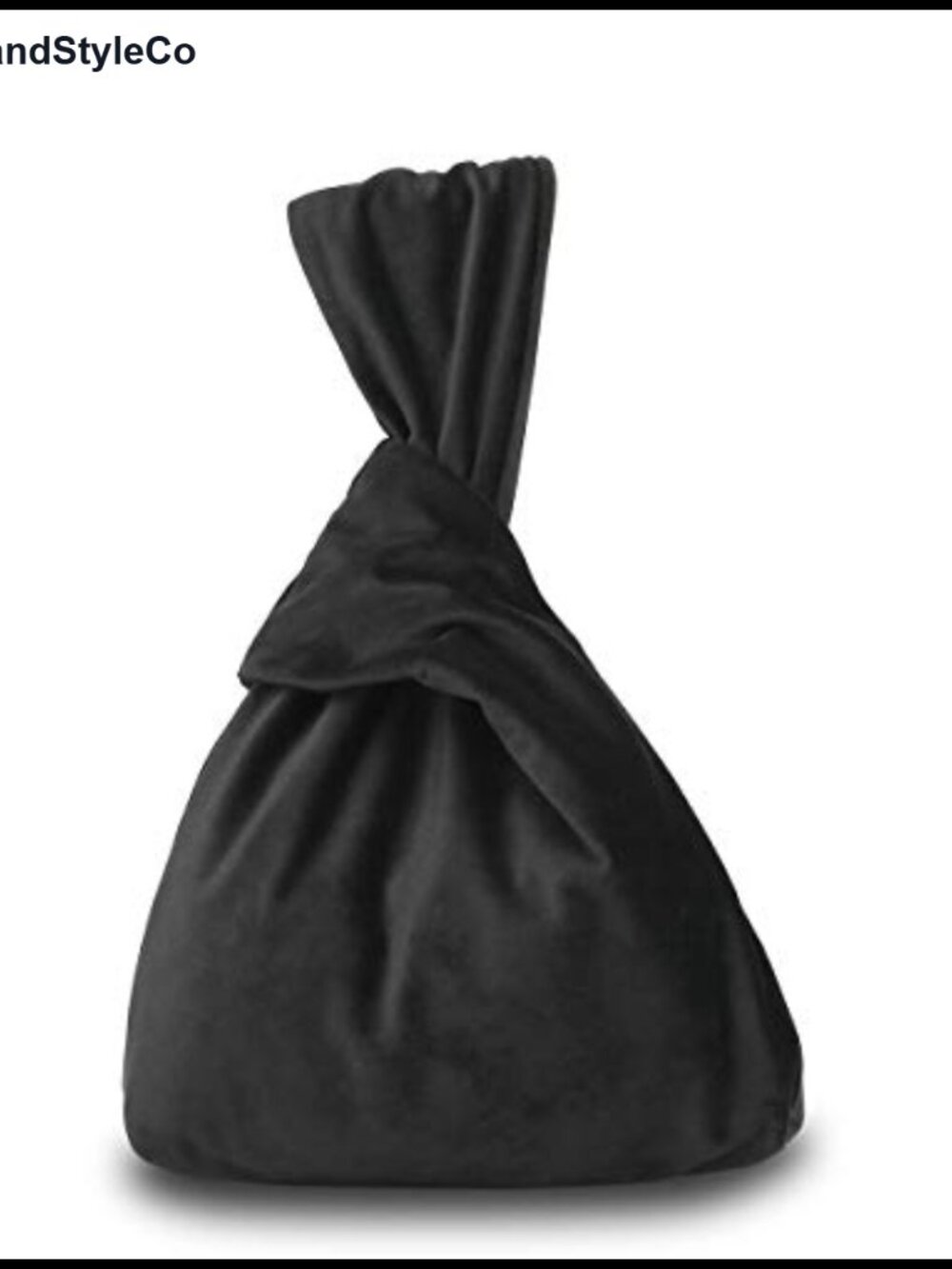 Velvet Knot Clutch Wristlet Evening Bag for Wedding Prom Party